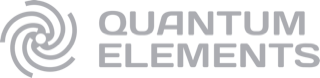 Quantum elements logo gray